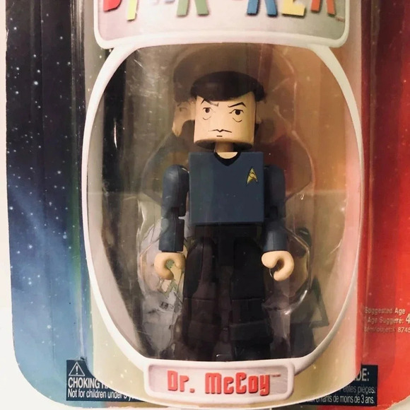 2002 Star Trek Minimates Gorn and Dr McCoy 3 Inch Tall  Figures - Picture 14 of 16